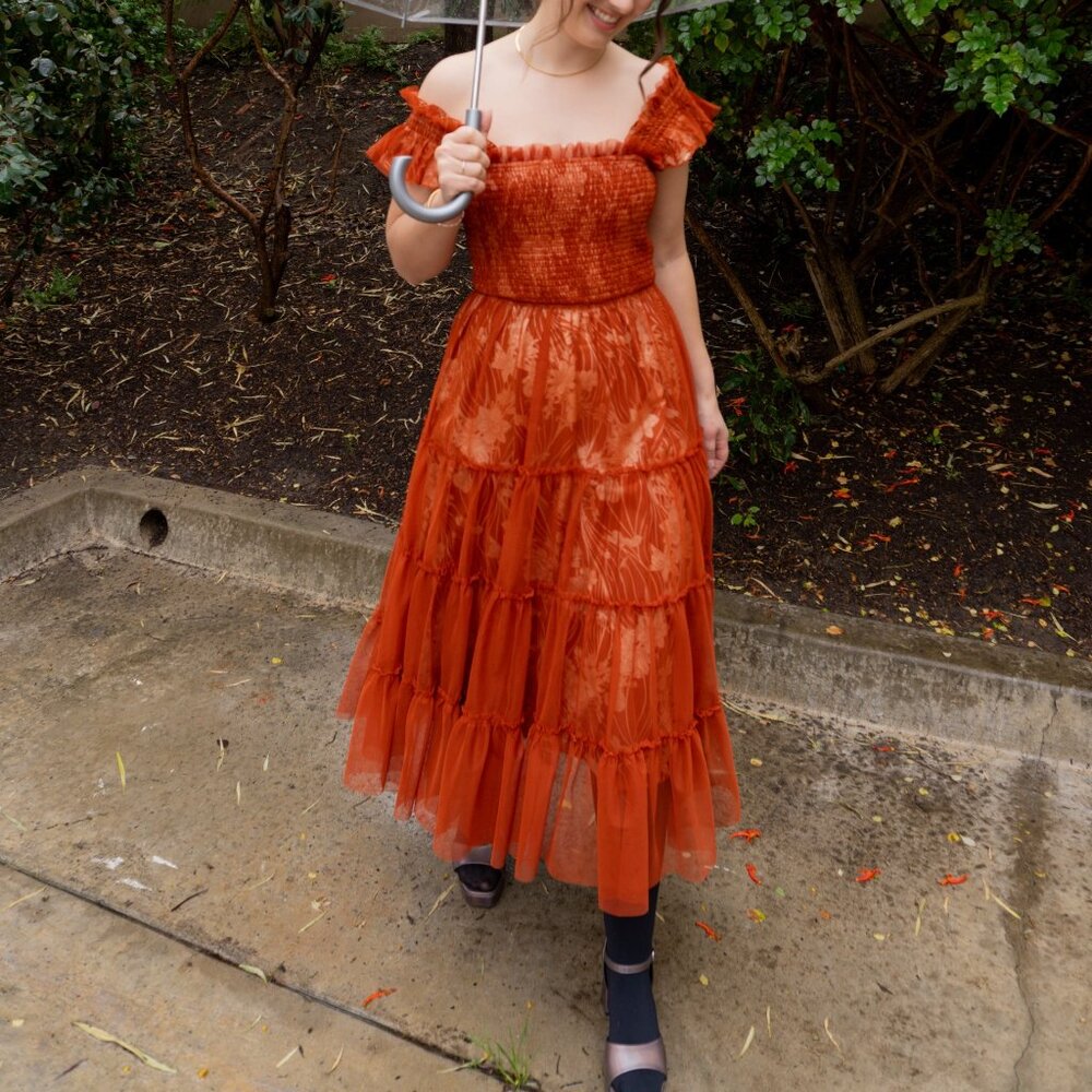 Cora Smocked Tulle Dress